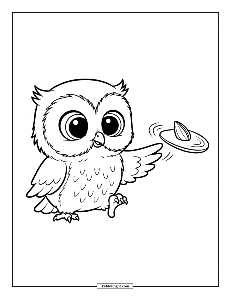 Owl coloring pages for kids free download
