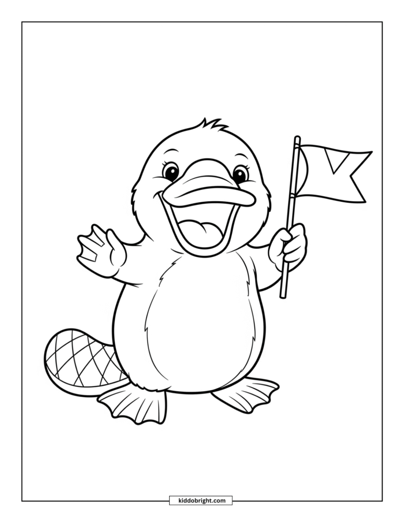 Platypus coloring pages for kids free download