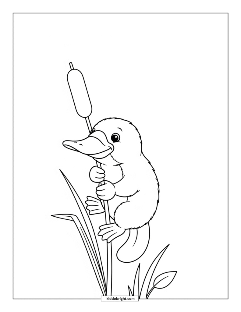 Platypus coloring pages for kids free download