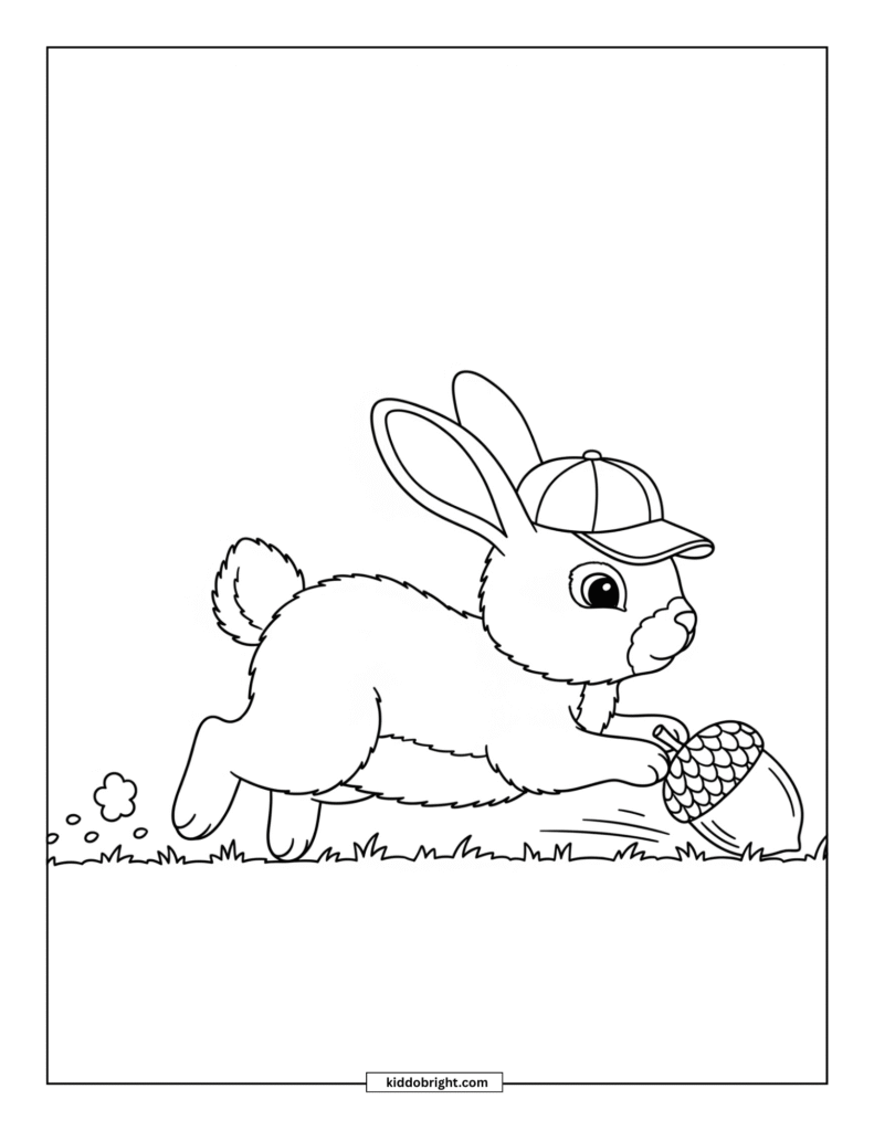 Rabbit coloring pages for kids free download