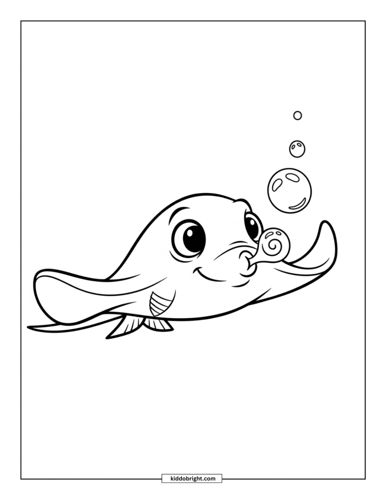 Stingray coloring pages for kids free download