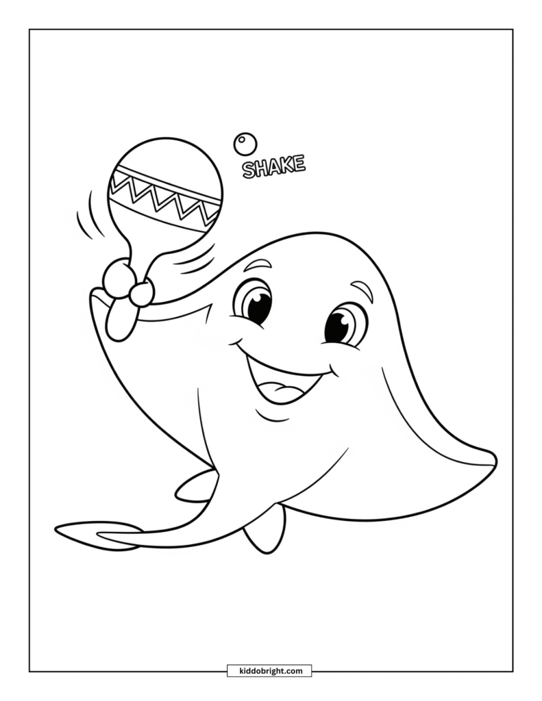 Stingray coloring pages for kids free download