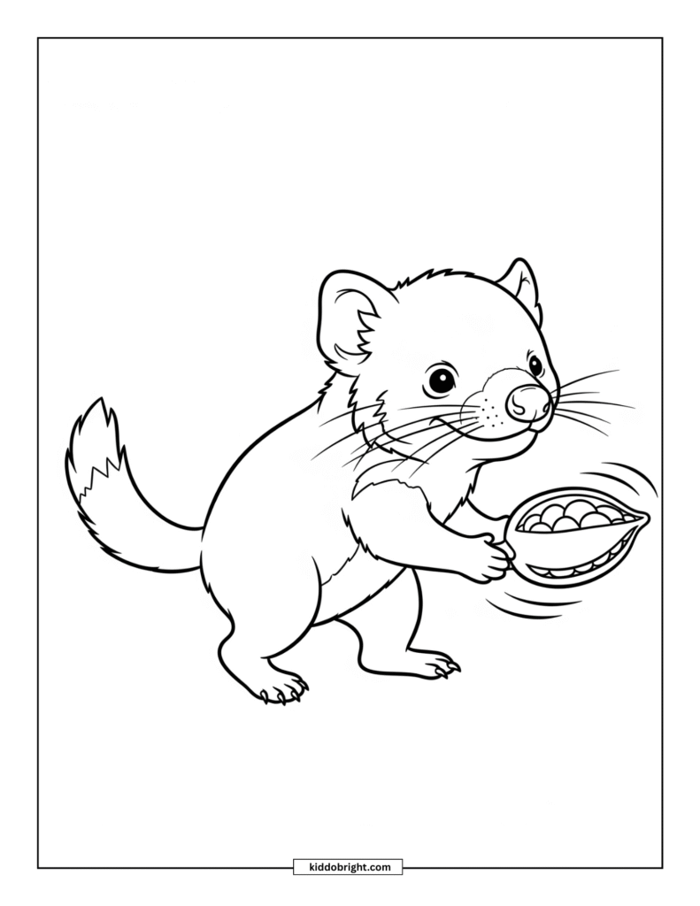 Tasmanian devil coloring pages for kids free download