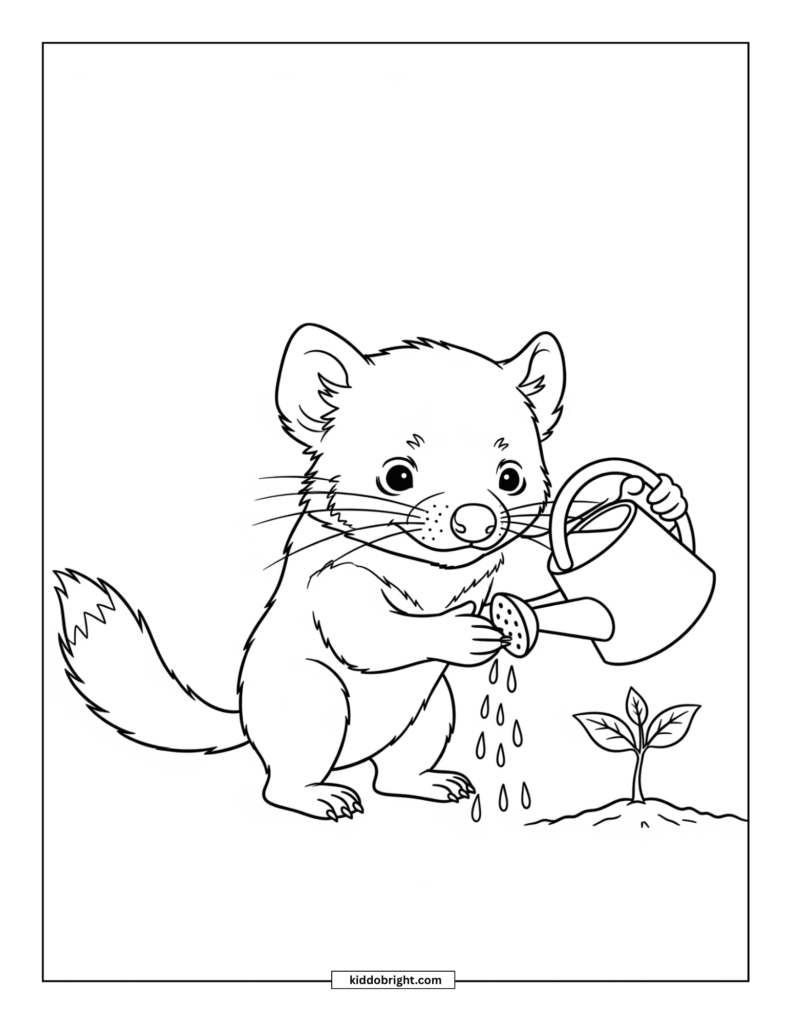 Tasmanian devil coloring pages for kids free download