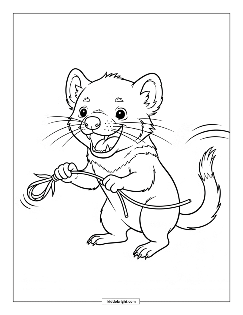 Tasmanian devil coloring pages for kids free download