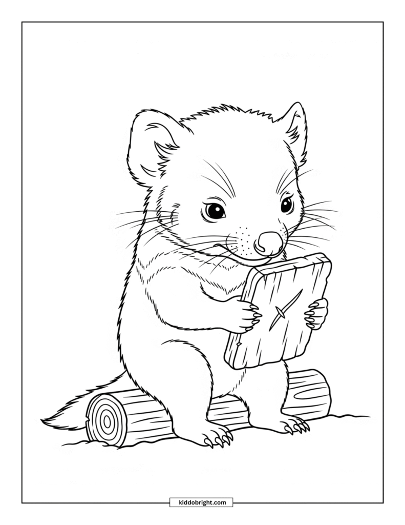 Tasmanian devil coloring pages for kids free download