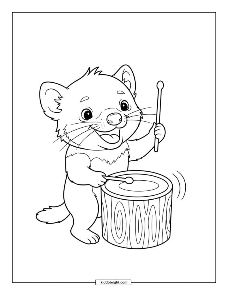 Tasmanian devil coloring pages for kids free download