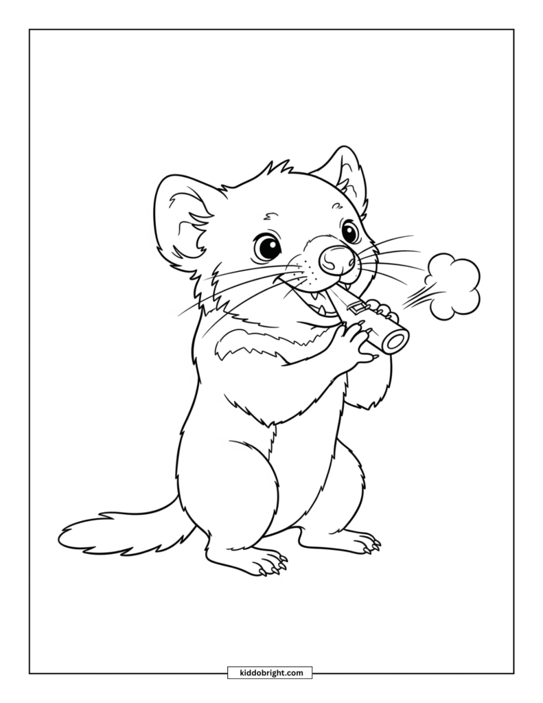 Tasmanian devil coloring pages for kids free download