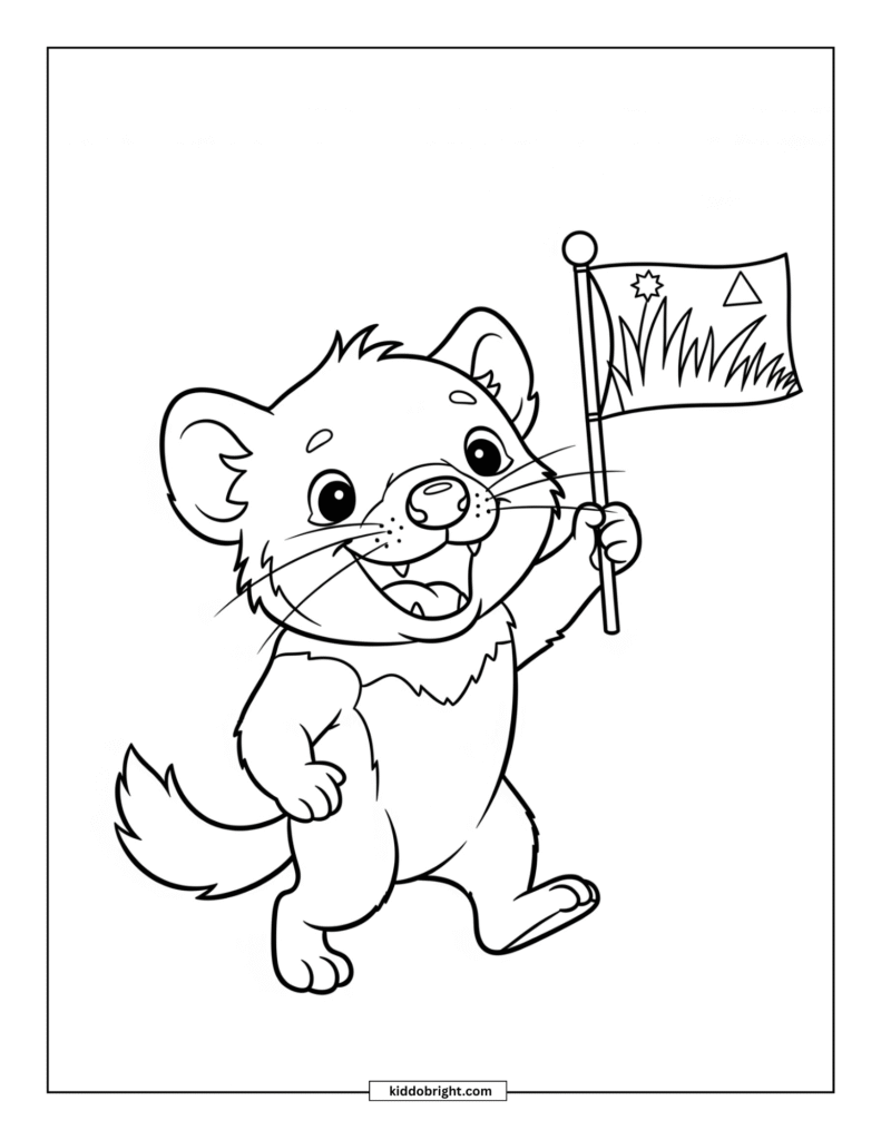 Tasmanian devil coloring pages for kids free download