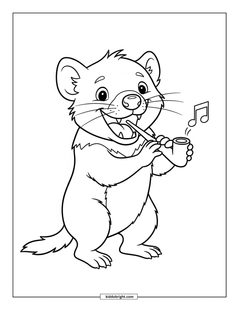 Tasmanian devil coloring pages for kids free download