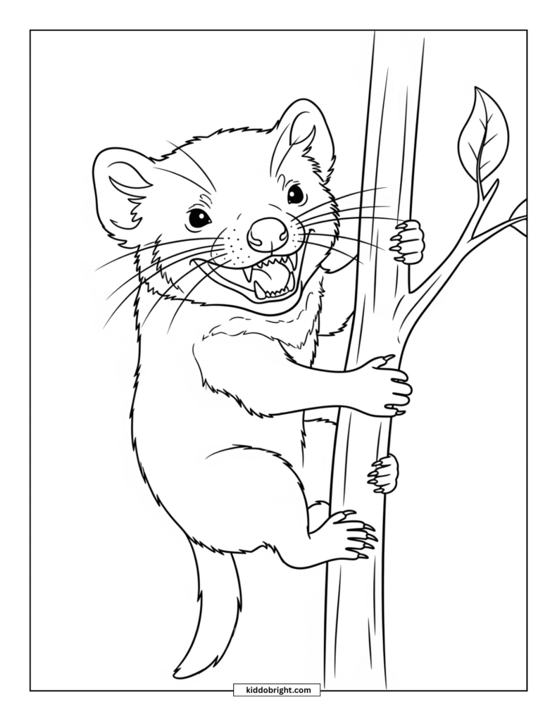 Tasmanian devil coloring pages for kids free download