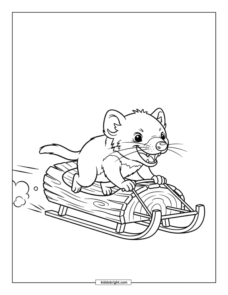 Tasmanian devil coloring pages for kids free download