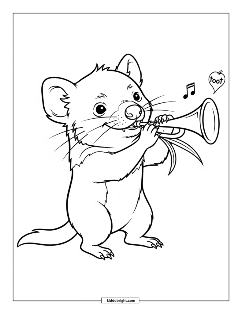 Tasmanian devil coloring pages for kids free download