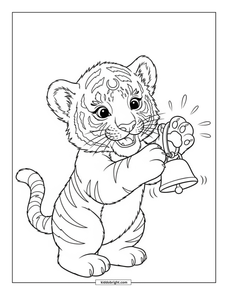 Tiger coloring pages for kids free download
