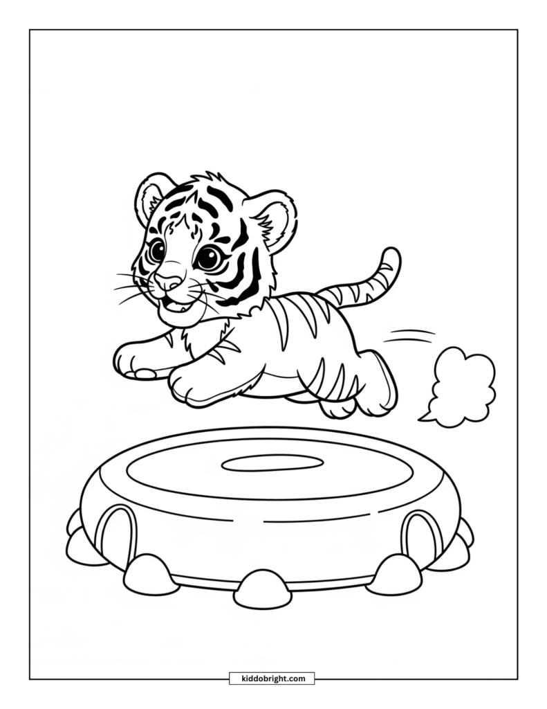 Tiger coloring pages for kids free download