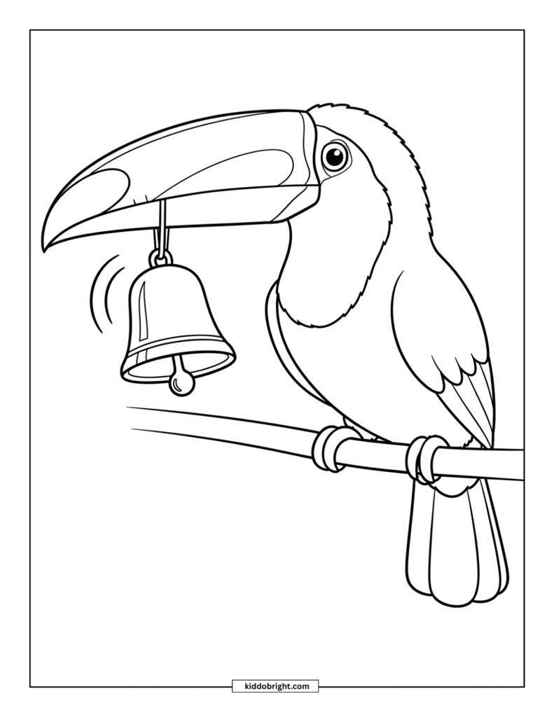 Toucan coloring pages for kids free download