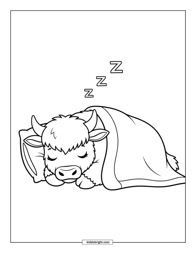Yak coloring pages for kids free download