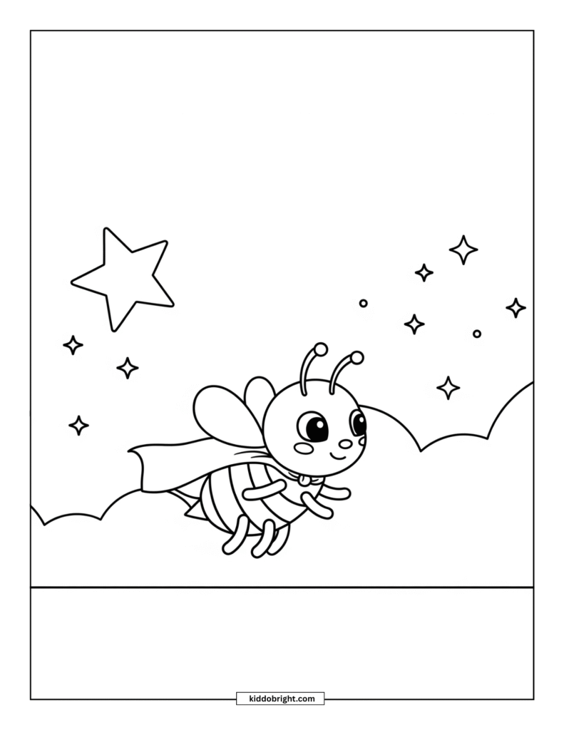 bee coloring pages free download
