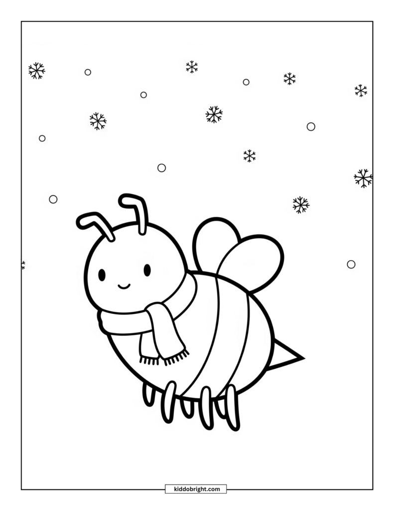 bee coloring pages free download