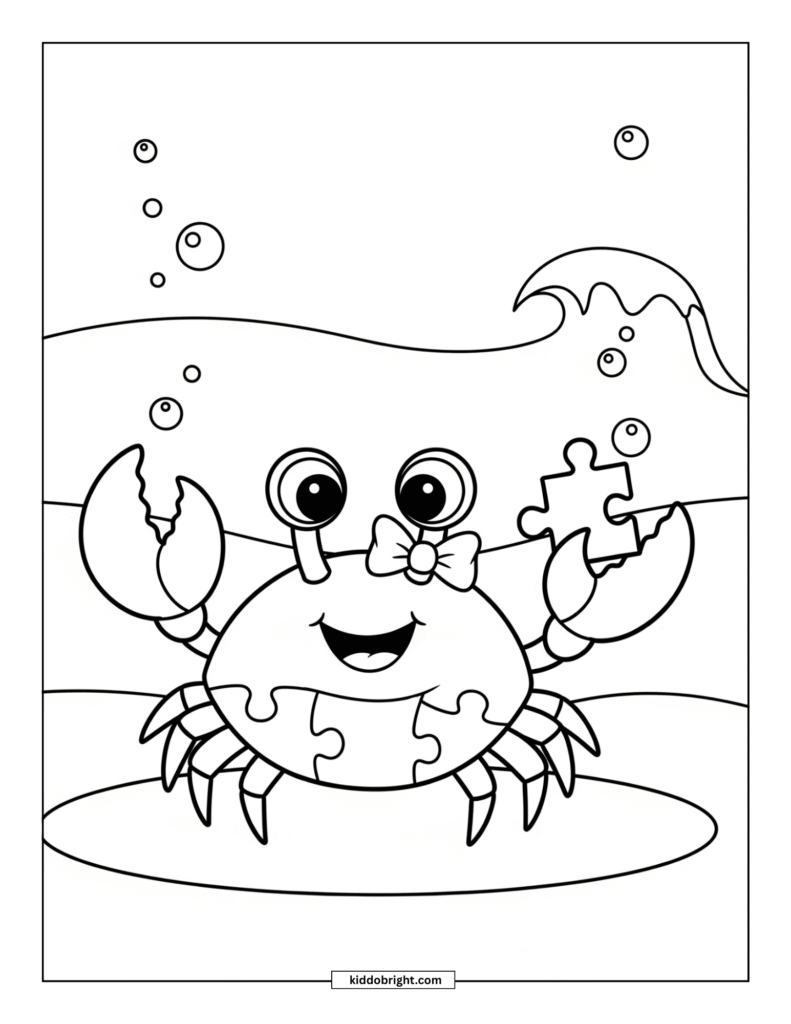 crab coloring pages for kids free download