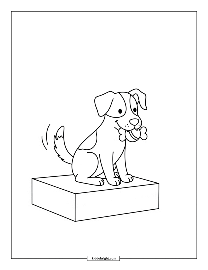 dog coloring page free download