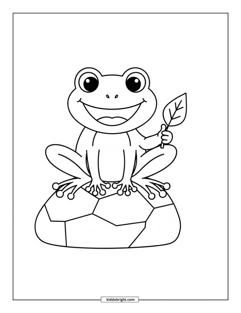 frog coloring pages for kids free download