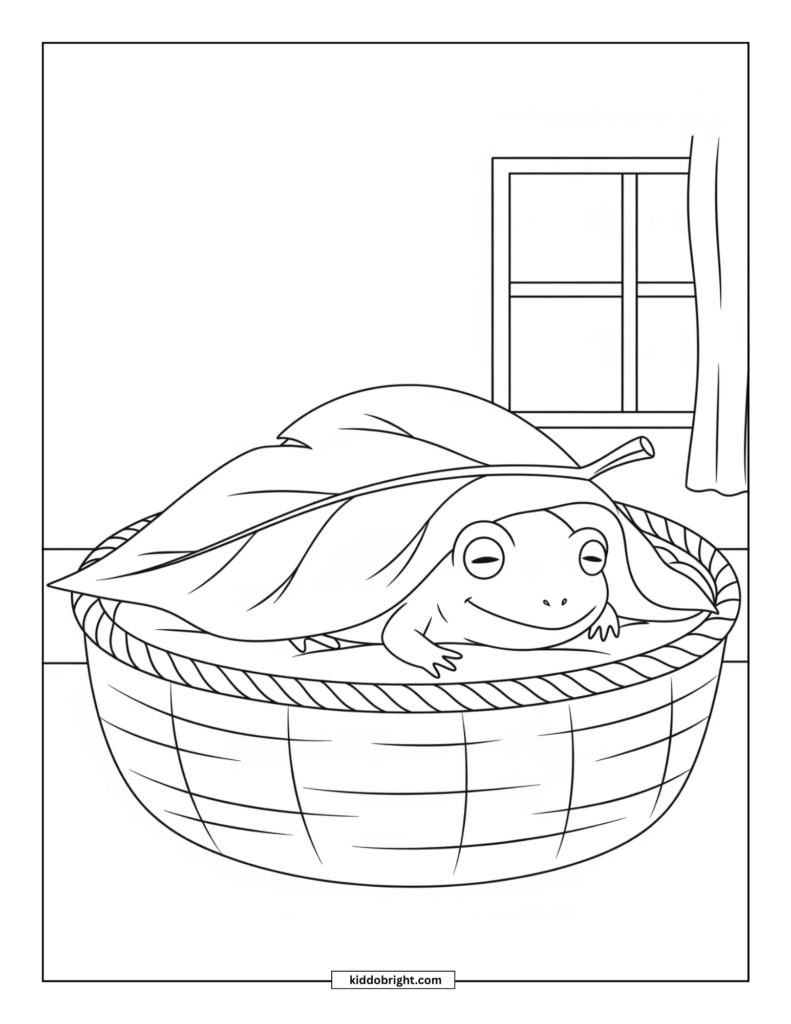 frog coloring pages for kids free download
