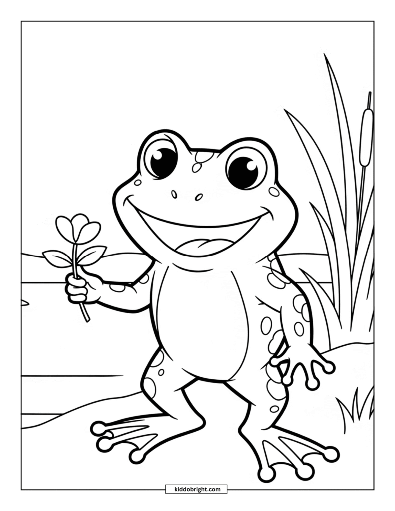 frog coloring pages for kids free download