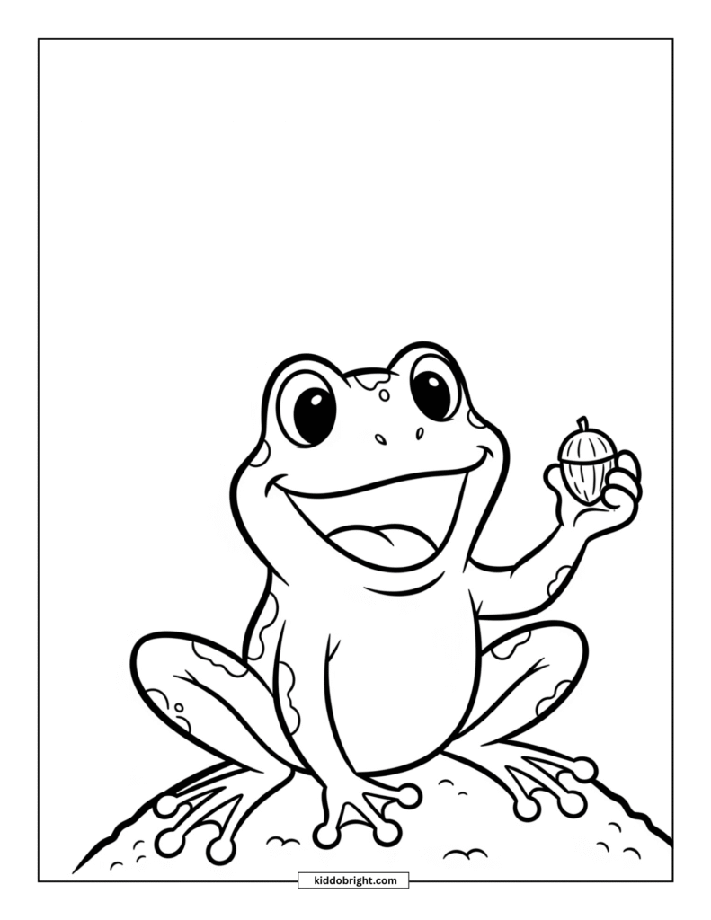 frog coloring pages for kids free download